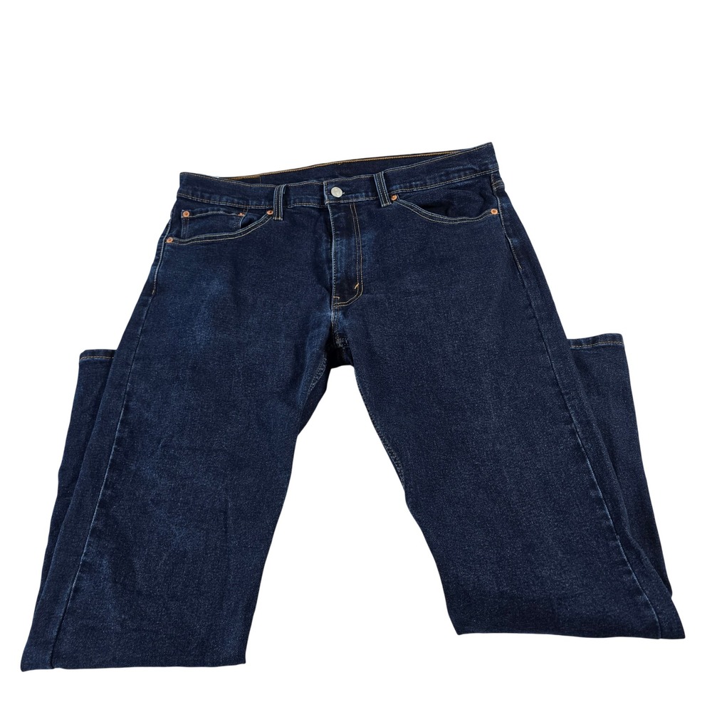Levis 502 Regular Taper Jeans Mens 36x32 Dark Wash Indigo Denim 29507-3197